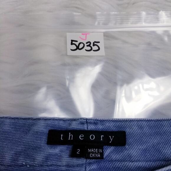Theory Light Blue Flare Jeans - Picture 8 of 9